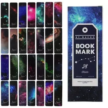 Закладки из бумаги 28 шт