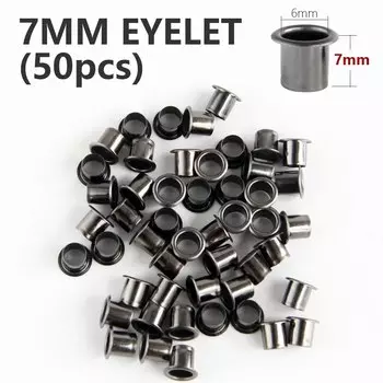 50 шт./лот 6 мм 7 мм Заклепка для отверстий для самостоятельного изготовления Kydex Чехол кобура