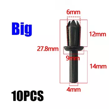 Заклепки JEAZEA для автомобильного брызговика, зажимы 51161881149, замена для BMW E12 E28 E34 E39 E60 E61 E88 F20 E64, боковой порог юбки