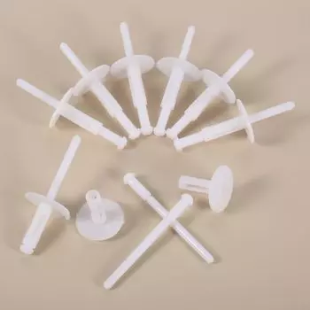 Заклепки Пластиковые для автомобиля, клипсы с отверстием для бампера BMW, фиксаторы для панели бампера, Размер 6 мм, 50 шт./комплект