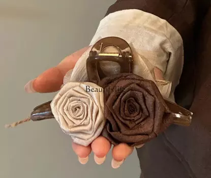 Заколка для волос Maillard-Flower, большая ручка на затылке, сломанные волосы