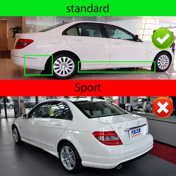 Закрылки для Mercedes BENZ C Class W204 2007 2008 2009 2010, брызговики, брызговики