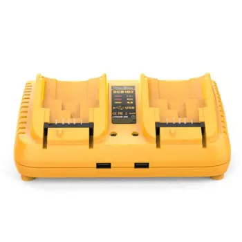 Замена DCB102 для зарядной станции Dewalt, зарядное устройство с двумя USB-портами для аккумуляторов Dewalt 12 В/20 в