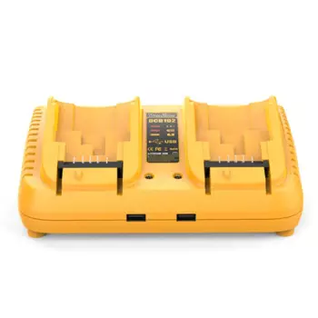 Замена DCB102 для зарядной станции Dewalt, зарядное устройство с двумя USB-портами для аккумуляторов Dewalt 12В/20В, европейская вилка