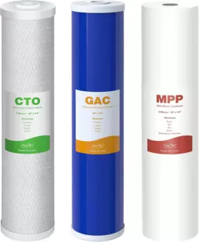 Замена картриджа фильтра для воды, 5-микронный угольный фильтр GAC CTO для DB20P