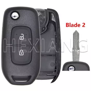 Замена кнопок HE 2/3, флип-чехол для телефона, без логотипа для Renault корпус автомобильного ключа дистанционного управления Sandero Oroch