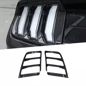 Замена накладки на задний фонарь из углеродного волокна для Ford Mustang 2018-2021 2014-2017, кузовные комплекты автомобиля