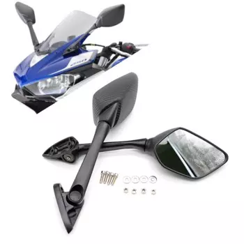 Замена зеркала заднего вида из углеродного волокна для мотоцикла Yamaha YZF R3 R25 R15 NMAX 155 Xmax 2013-2017