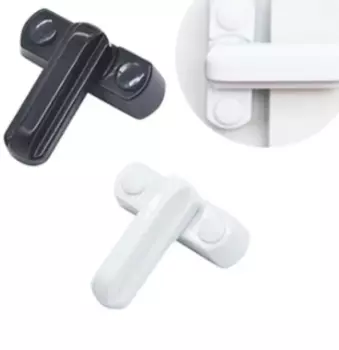 Замок для окна из пластика и стали