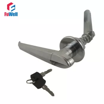 Замок для шкафа MS807-1, с L-образной ручкой