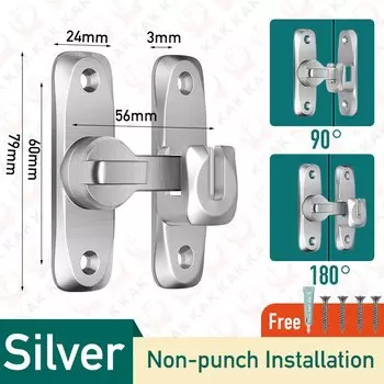 Засов KAK черный