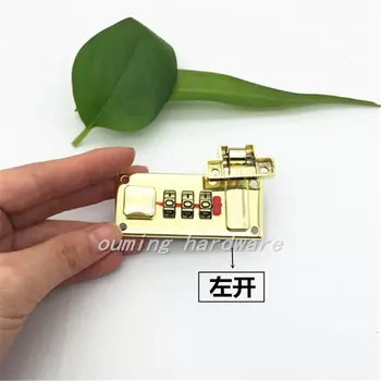 Замок с кодовым замком Odavis серебристый