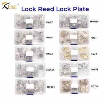 Замок с язычком для FO21 TOY43 TOY48 HY22 HU92 HU100 HU66 HON66 SIP22 VA2T для Honda/BMW/Toyota, аксессуары для ремонта автомобильных замков