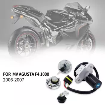 Замок зажигания мотоцикла, замок сиденья, замок газового топливного тунка, замок крышки с набором ключей Для MV AGUSTA F4 1000 2006-2007