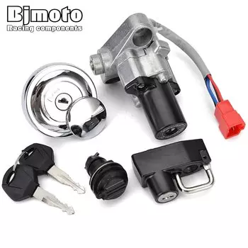 Замок зажигания с комплектом ключей для Yamaha XVS125 XVS250 XVS400 XVS400C XVS650 XVS650A/AT XVS1100 V-Star 4TR-82501-01