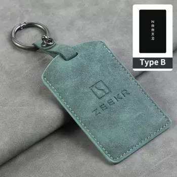 Замшевый автомобильный чехол для ключей NFC-карты, сумка для ключей, защитный брелок для ZEEKR 001, умный пульт дистанционного управления, аксессуары для стайлинга без ключа