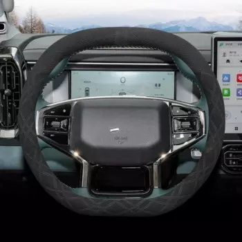Замшевый чехол на руль cherry Jetour Traveler T2 2023 2024 Jetour T2, внутренние детали автомобиля
