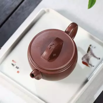 Zanghutianxia Yixing Zisha чайный горшок ручной работы Zisha чайный набор сырой руды фиолетовый глина чайный горшок для приготовления чая бытовой большой рот Hanwa