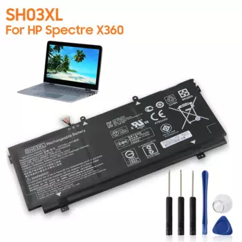Запасная аккумуляторная батарея SH03XL для HP Spectre X360 CN03XL TPN-Q178 13-W020TU 13-AC013TU, новая аккумуляторная батарея
