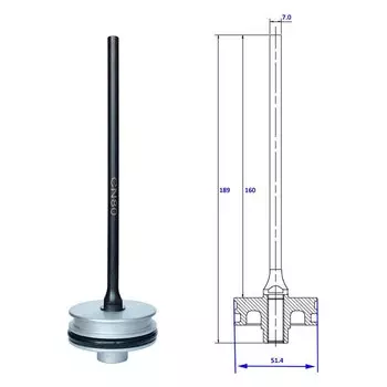 Запасные части для катушки гвоздезабивателя вторичного рынка, главный поршневой привод для пистолета для гвоздей MAX CN55, CN70, CN80