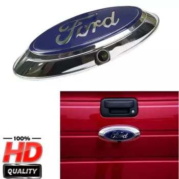 Запасная камера HD 1280x720p, запасная эмблема Ford для F150 F250 F350 F450 F550 2004-2016, камера заднего вида с ночным видением