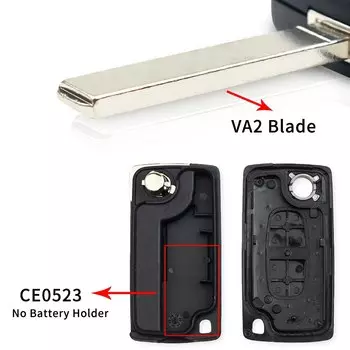 Запасной чехол KEYYOU для автомобильных ключей для Fiat Scudo Ulysse Fit Lancia Phedra HU83/VA2 Blade CE0523 CE0536 2/3/4, чехол с кнопками