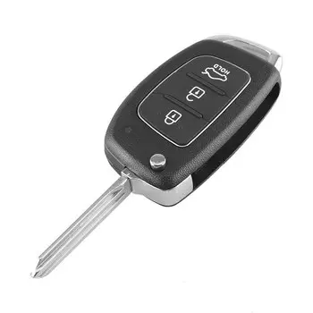 Запасной ключ KEYYOU 3/4, откидная оболочка ключа дистанционного управления, чехол для ключей HB20 Solaris для Hyundai ELANTRA New Verna IX35 IX45 Fe, для KIA
