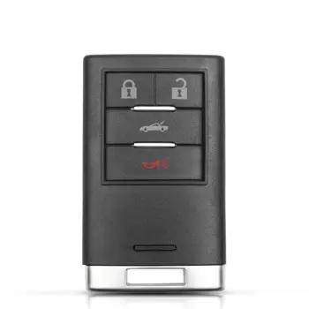 Запасной смарт-ключ KEYYOU с 4 кнопками для Cadillac CTS XTS DTS SRX 2008-2013