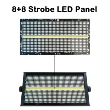 Запасные части для сцены, аксессуары, 8 + 8 сегментов, светодиодная панель для светодиодного стробоскопа, сценический светильник ZCX-AN864K + 96K-A023 V1.1