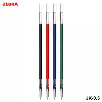 Запасные стержни для гелевых ручек Zebra SJ3 Sarasa 3, J3J2, J4J1 0,5 мм, 12 шт.