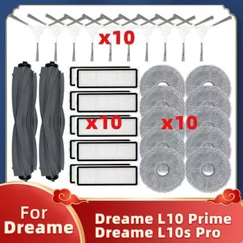 Запчасти для Dreame Bot L10 Prime / L10s Pro: щетка, фильтр, моп