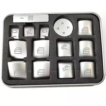 Запчасти для Mercedes Benz CLA 180 200 GLA 180 200 2013 2014 2016 2017 2018 2019 14x, кнопки оконного переключателя, наклейки для ремонта