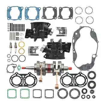 Запчасти для мотоциклов, комплект прокладок для ремонта поршня коленчатого вала двигателя 64 мм для Yamaha Banshee 350 YFZ350 87-03 2GU-11311-00-00