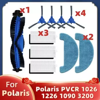 Запчасти для робота-пылесоса Genio Profi 290, Genio Deluxe 480, основная боковая щетка, Hepa фильтр, Швабра, тряпка, запасные части