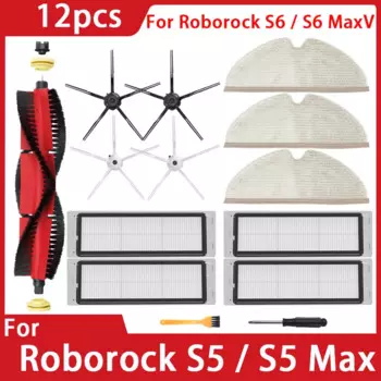 Запчасти для роботов-пылесосов Roborock: щетка, фильтр, швабра