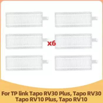 Запчасти для роботов-пылесосов TP-Link Tapo: боковая щетка и фильтр HEPA
