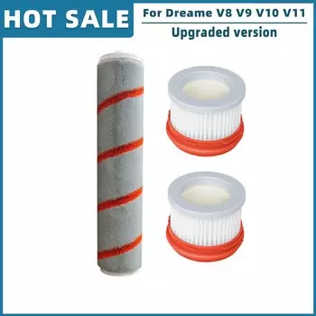 Запчасти для Xiaomi Dreame V8 V9 V9B V9D V9P XR V10 V11 V16: роликовая щетка, Hepa фильтр