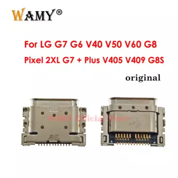Зарядная док-станция с разъемом Micro USB для LG G7 G6 V40 V50 V60 G8 Pixel 2XL G7 + Plus V405 V409 G8S, 2-100 шт.