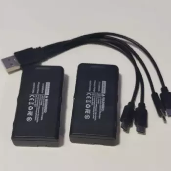 Зарядное устройство 1-4 USB, 2 шт., 3,7 в, 2000 мАч