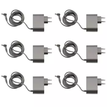Зарядное устройство 6X для пылесоса Dyson V10 V11, шнур питания, адаптер, сменные детали, штепсельная вилка европейского стандарта