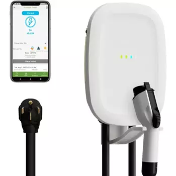 Зарядное устройство для электромобилей home.2 — NEMA 14-50 EVSE с зарядным устройством J1772 — зарядное устройство для электромобилей 48 А, уровень 2, 240 В, поддержка Wi-Fi, зарядка для электромобилей St