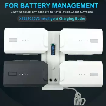 Зарядное устройство для Fimi X8 SE 2022 V2 Дрон Быстрый канал зарядки дворецкий управление питание дисплей заряжен одновременно