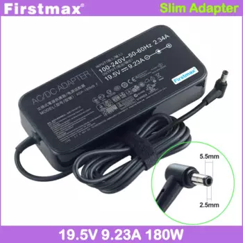 Зарядное устройство для игрового ноутбука 180 Вт, 19,5 В, 9,23 А для Asus S5AM S7AM FX60VM FX63VM FX73VM FZ63VM S7VM S7VT, адаптер питания переменного тока ADP-180MB FE