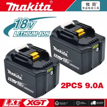 Зарядное устройство для литий-ионных аккумуляторов Makita, 18 в, 9 Ач, 9000 мАч, для BL1860B, BL1850, BL1830, BL1815, LXT400