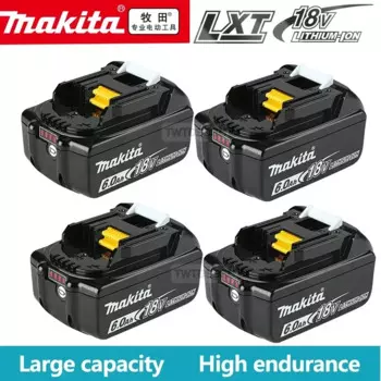 Зарядное устройство для литий-ионных аккумуляторов Makita, 18 в, 9 Ач, 9000 мАч, для BL1860B, BL1850, BL1830, BL1815, LXT400