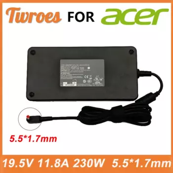 Зарядное устройство для ноутбука Acer, 230 Вт, 19,5 в, 5,5 А, 1,7 * мм