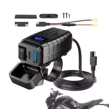 Зарядное устройство PD для телефона на мотоцикл, быстрая зарядка 3,0 QC3.0, быстрая зарядка USB-порта, быстрая зарядка PD 3,0 для