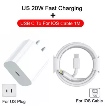 Зарядное устройство PD с USB-портом, 20 Вт, для iPhone 13/12/11/14 Pro Max
