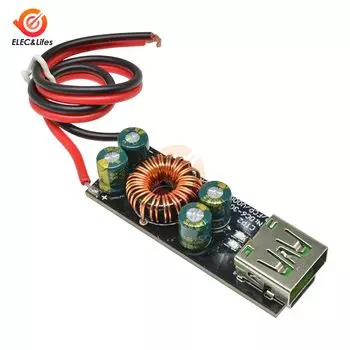 Зарядное устройство QC 4,0 3,0 6 -35 в USB Type-C, быстрая зарядка, печатная плата, понижающий модуль постоянного тока для Huawei SCP/FCP PD Qualcomm