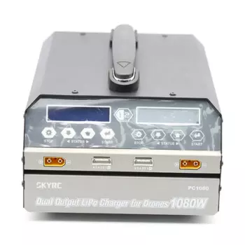 Зарядное устройство SKYRC PC1080 для литий-полимерных аккумуляторов, 1080 Вт, 20 А, 540 Вт * 2, Двухканальное зарядное устройство для литиевых аккумуляторов для сельскохозяйственных дронов, беспилотных летательных аппаратов
